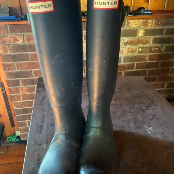 Hunter Original Tall Rainboot Women’s Navy - Picture 1 of 4